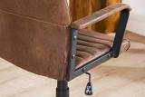 Kancelárska stolička Lazio vintage hnedá